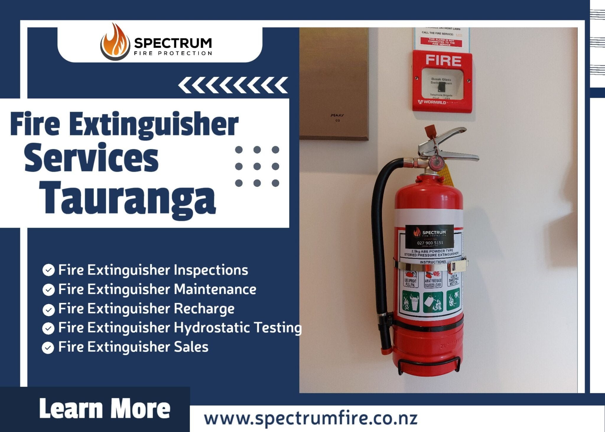 Fire Extinguisher Services Tauranga Spectrum Fire Protection