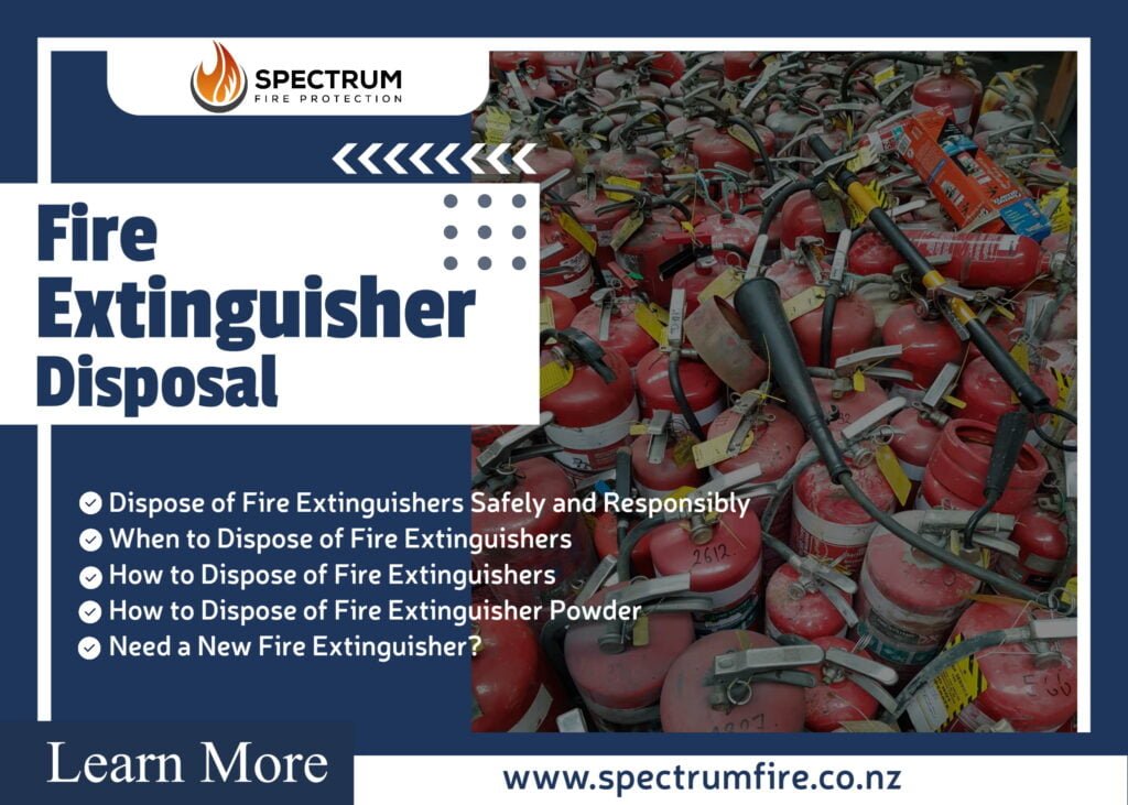 How do you get rid of a fire extinguisher?